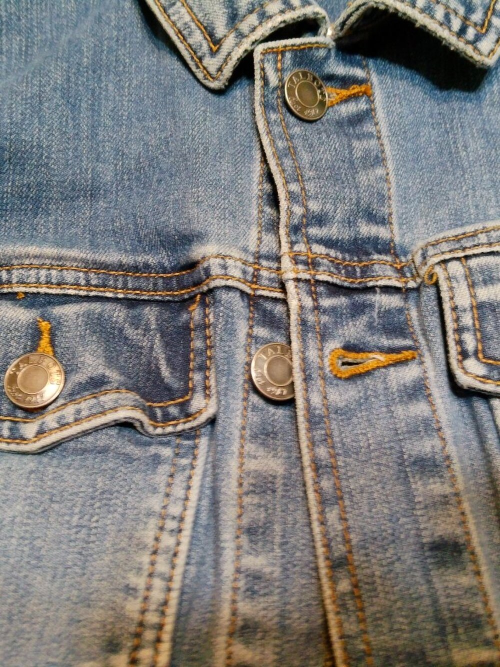 TALBOTS DENIM JACKET SIZE XLARGE GOOD CONDITION - Picture 5 of 5